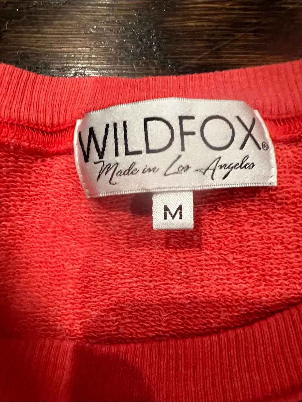 Wildfox Kids Coral Crewneck Sweatshirt with Multicolor Graphic